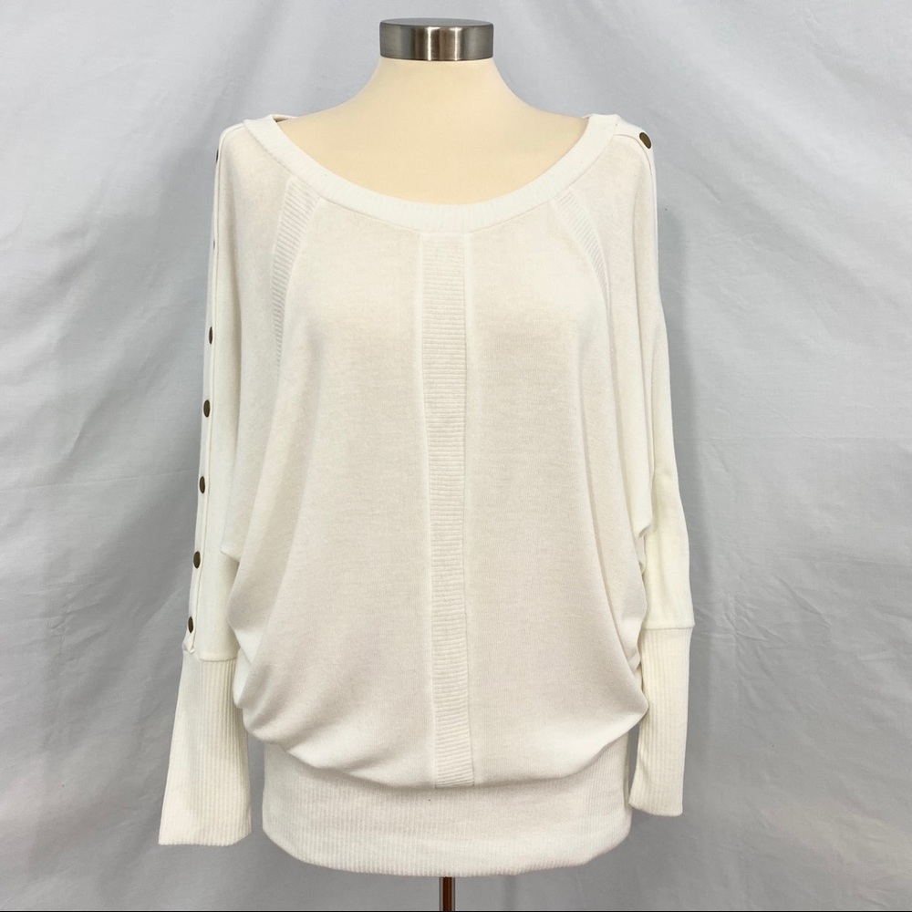 F21 White Sweater Dress / Tunic NEW